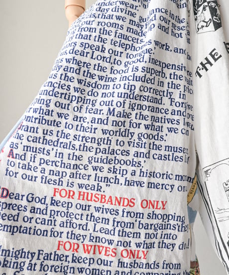 【curoam】Vintage Tea Towel Half Pants