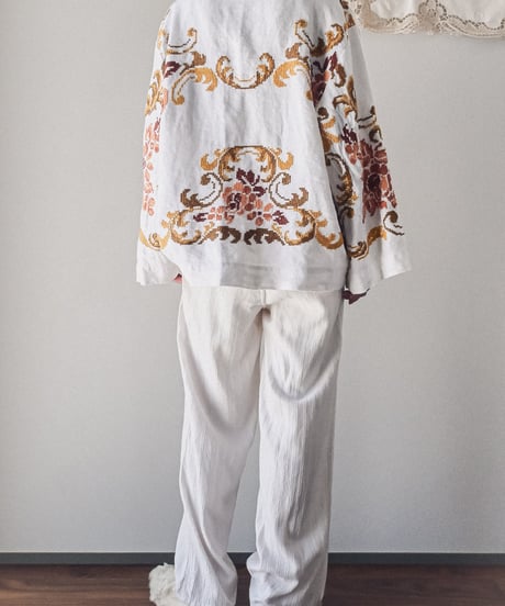 【Seek an nur】Vintage embroidered over jacket