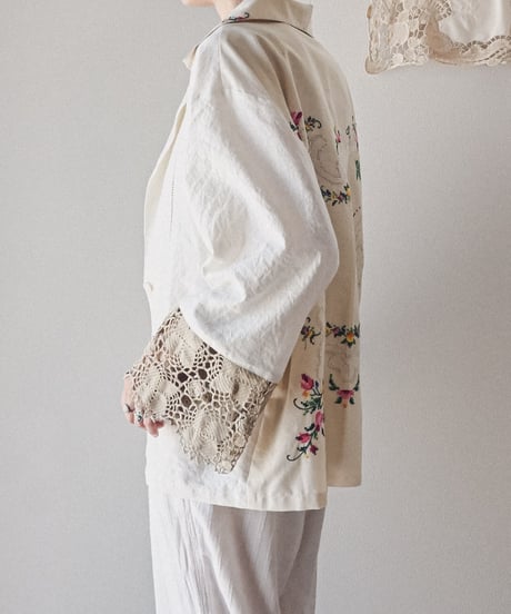 【Seek an nur】Vintage embroidered over jacket