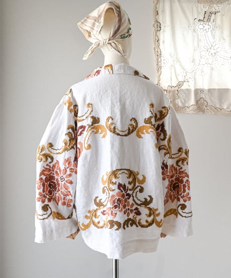 【Seek an nur】Vintage embroidered over jacket