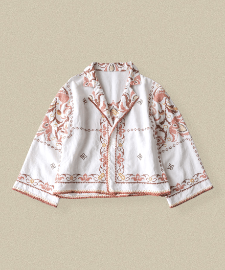 【Seek an nur】Vintage embroidered over jacket
