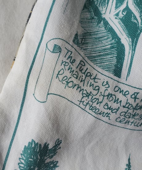 【curoam】Vintage Tea Towel Half Pants