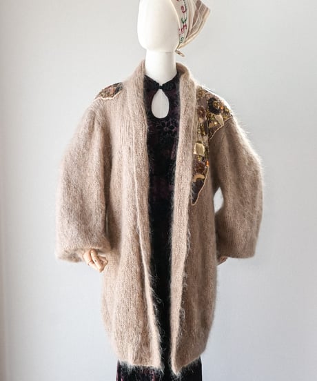 【Seek an nur】Euro Mohair Knit Gown