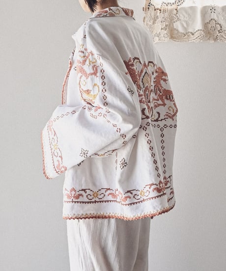 【Seek an nur】Vintage embroidered over jacket