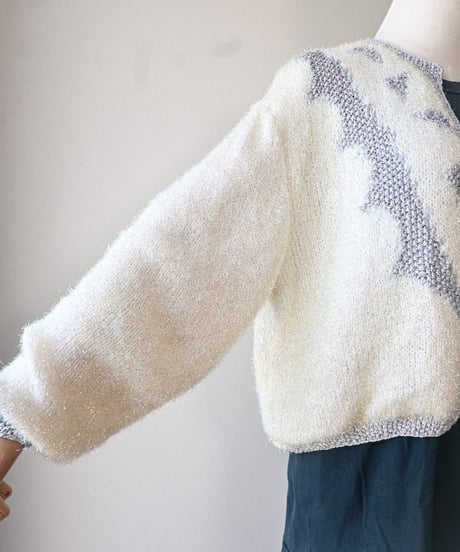 【Seek an nur】Euro Shaggy Knit Cardigan