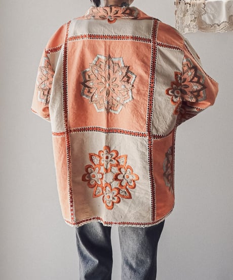 【Seek an nur】Vintage embroidered over jacket