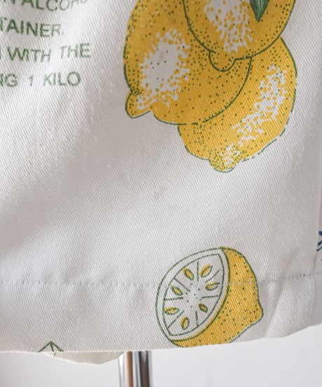 【curoam】Vintage Tea Towel Half Pants