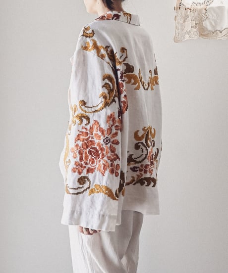 【Seek an nur】Vintage embroidered over jacket