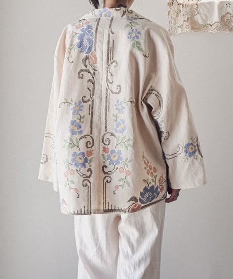 【Seek an nur】Vintage embroidered over jacket