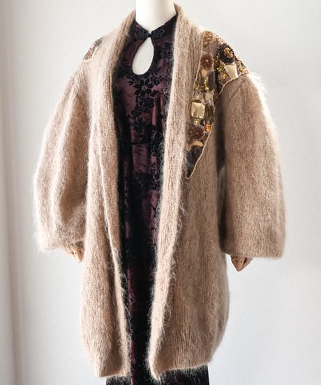 【Seek an nur】Euro Mohair Knit Gown
