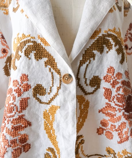 【Seek an nur】Vintage embroidered over jacket