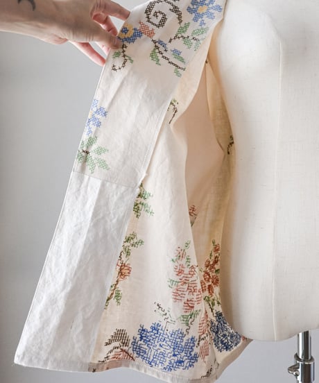 【Seek an nur】Vintage embroidered over jacket