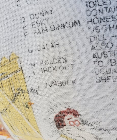 【curoam】Vintage Tea Towel Over Shirt