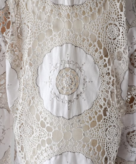 【Seek an nur】Vintage crochet shirt & accessory