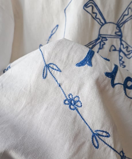 【Seek an nur】Vintage embroidered over shirt