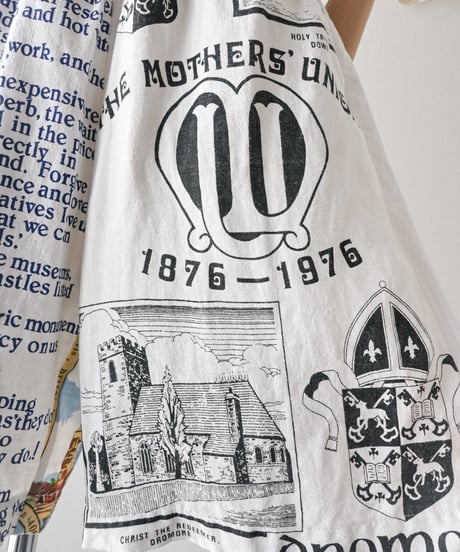 【curoam】Vintage Tea Towel Half Pants