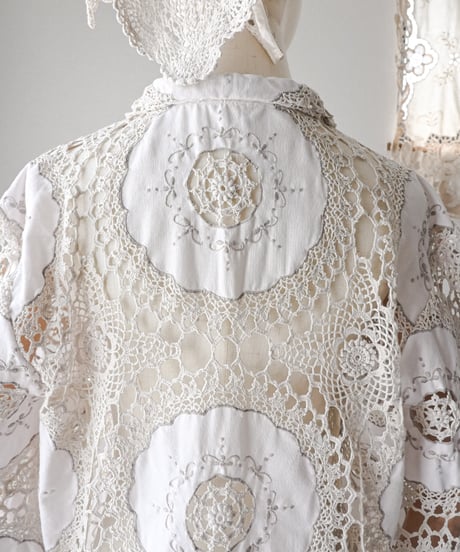 【Seek an nur】Vintage crochet shirt & accessory