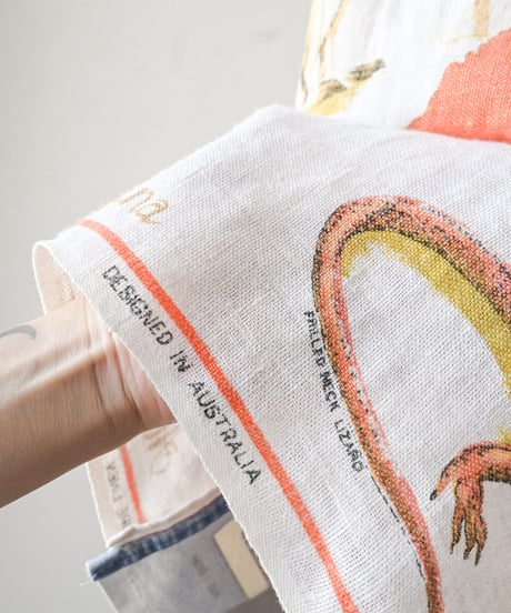【curoam】Vintage Tea Towel Over Dress