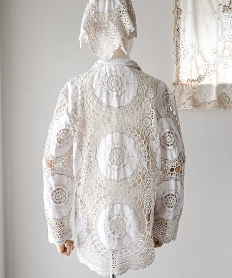 【Seek an nur】Vintage crochet shirt & accessory