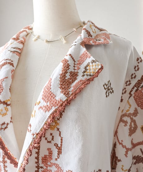 【Seek an nur】Vintage embroidered over jacket