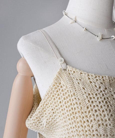 【Seek an nur】Vintage cotton crochet dress