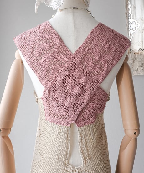 【Seek an nur】Vintage cotton crochet dress