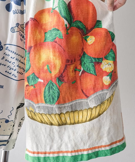 【curoam】Vintage Tea Towel Half Pants