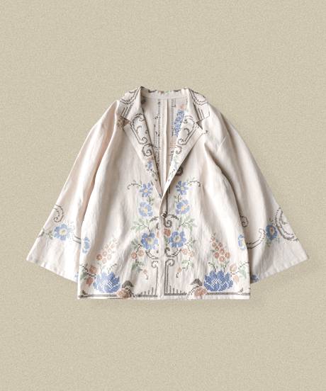 【Seek an nur】Vintage embroidered over jacket