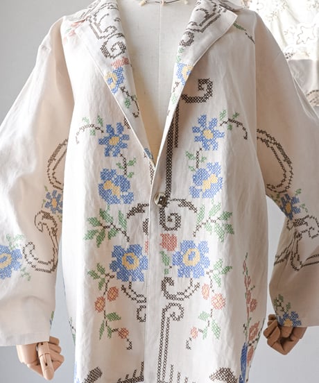 【Seek an nur】Vintage embroidered over jacket