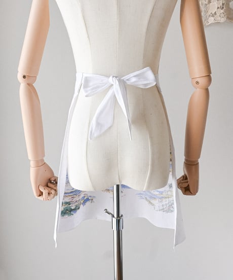 【curoam】Vintage Souvenir Waist Apron