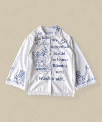 【Seek an nur】Vintage embroidered over shirt