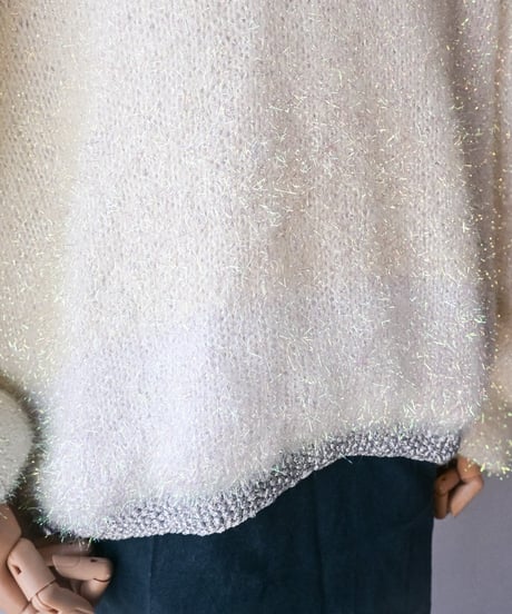 【Seek an nur】Euro Shaggy Knit Cardigan
