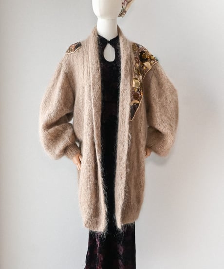 【Seek an nur】Euro Mohair Knit Gown