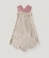 【Seek an nur】Vintage cotton crochet dress