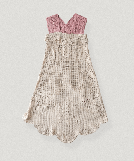 【Seek an nur】Vintage cotton crochet dress