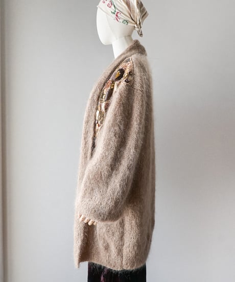 【Seek an nur】Euro Mohair Knit Gown