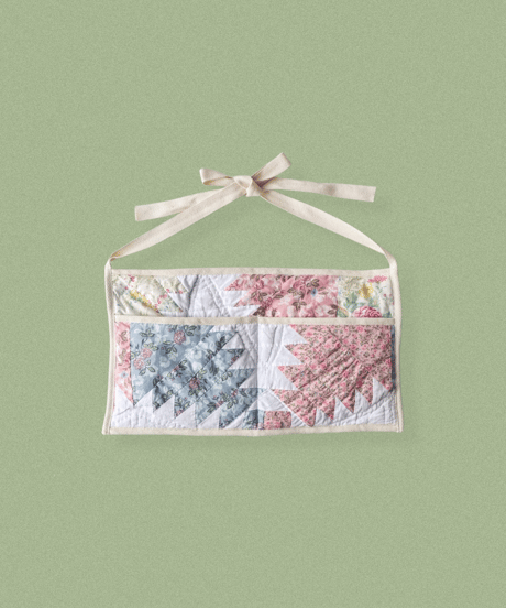 【curoam】Vintage Patchwork Quilted Apron