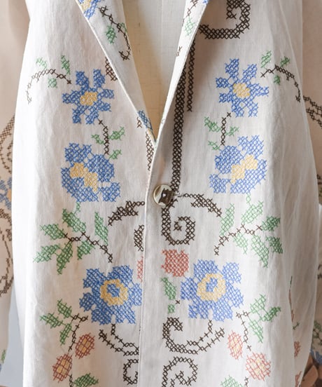【Seek an nur】Vintage embroidered over jacket