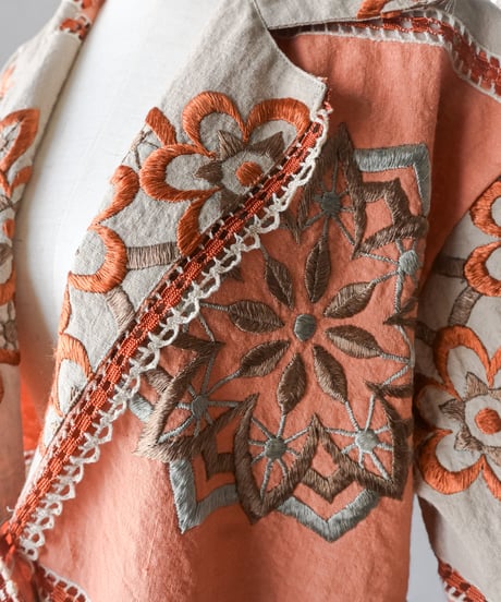 【Seek an nur】Vintage embroidered over jacket
