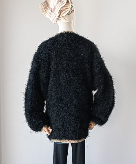 【Seek an nur】Euro Shaggy Knit Cardigan