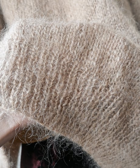 【Seek an nur】Euro Mohair Knit Gown