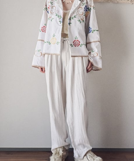 【Seek an nur】Vintage embroidered over jacket