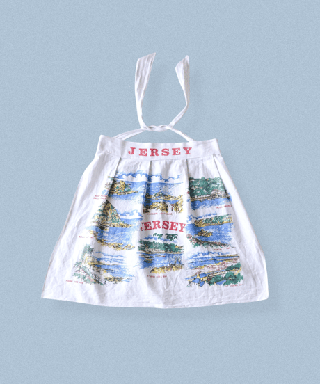 【curoam】Vintage Souvenir Waist Apron