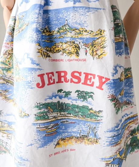 【curoam】Vintage Souvenir Waist Apron