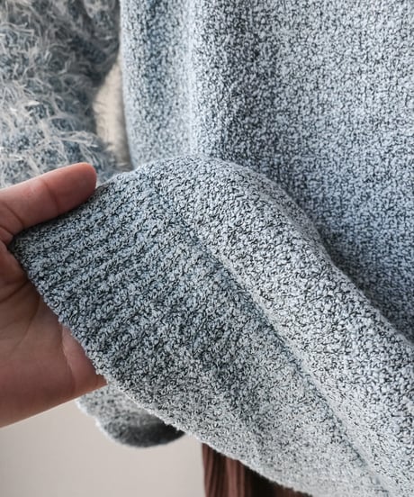 【Seek an nur】Euro Shaggy Knit Cardigan