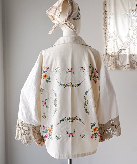 【Seek an nur】Vintage embroidered over jacket