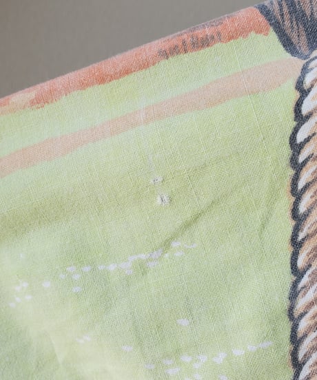 【curoam】Vintage Tea Towel Over Shirt