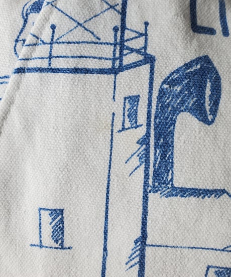 【curoam】Vintage Tea Towel Half Pants