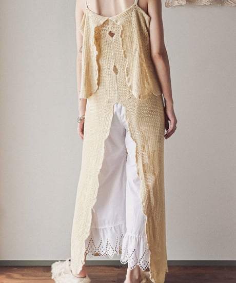 【Seek an nur】Vintage cotton crochet dress