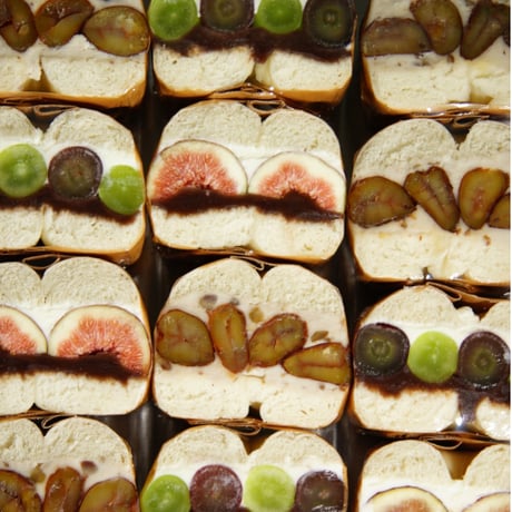 【  Fruit Bagel Sandwiches // 6  】